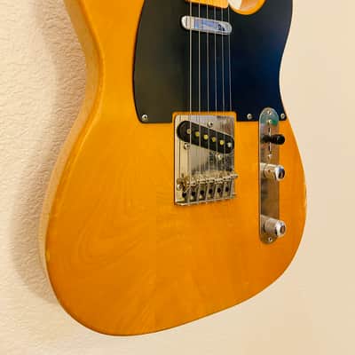 Double Eagle Telecaster ‘52 Ash Body One Piece Maple Neck Late 70’s Early 80’s - Butterscotch image 5