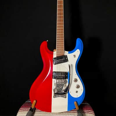 Mosrite “The Ventures" (1965) ~ ”Salesman Sample”~ Red White & Blue image 2