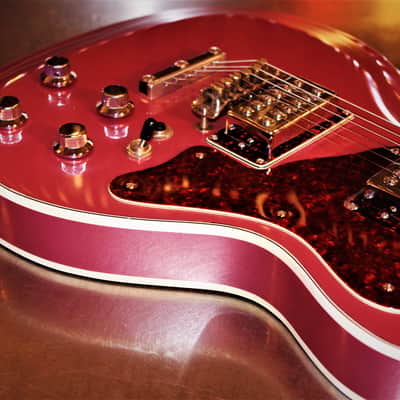 Mosrite Bluesbender 500 1972 Burgundy Mist Metallic. Rejuvenated. Rare. One of a kind. TV Jones pup image 15