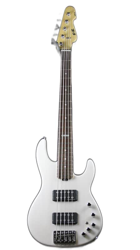 ESP E-II AP-5 STW See Thru White Bass Guitar