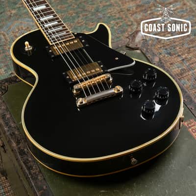 1990 Orville by Gibson LPC Black Beauty Made in Japan, USA PAF Humbuckers image 5