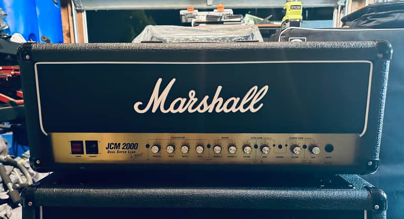 Marshall JCM 2000 DSL 100 Dual Super Lead 2-Channel 100-Watt Guitar Amp Head w/bonus vinyl cover image 1