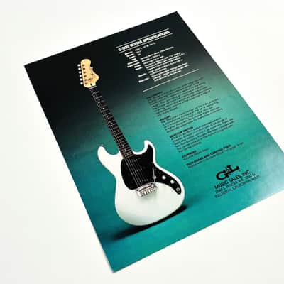 G&L S-500 Guitar Specifications Sheet (c. 1986–1987) image 1