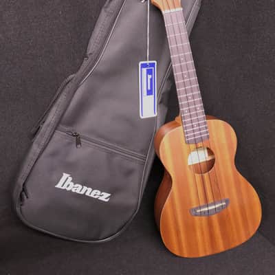 Ibanez UKC100-OPN Concert Ukulele 2022 - Present - Open Pore Natural & GIG BAG image 1