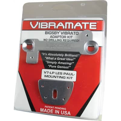 Adapter Kit - Vibramate, for Bigsby B7 on Carved Top Les Pauls, Color: Aluminum image 2