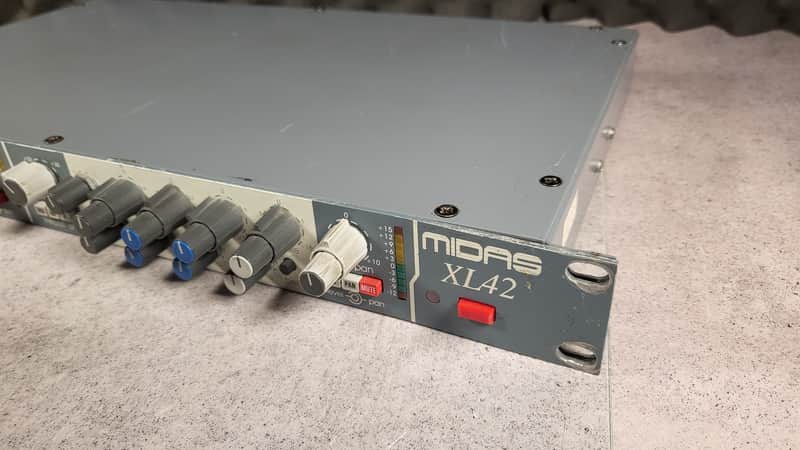 Midas XL42 2-Channel Channel Strip Microphone Preamp + EQ image 1