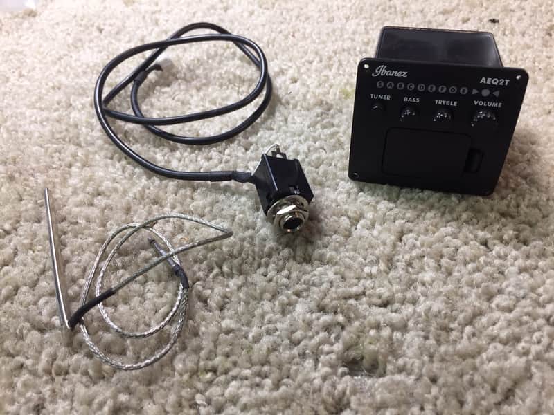 Ibanez AEQ-2T Acoustic Guitar Preamp System w/ Saddle | Reverb