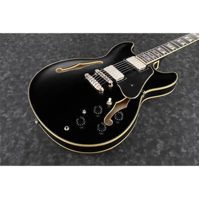 Ibanez John Scofield Signature JSM20 Electric Guitar with Case, Ebony Fretboard, Black Low Gloss image 13