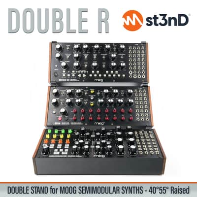 DOUBLE STAND for MOOG Semi-Modular Synths (40° and 55°) - Raised (by 75mm) image 8