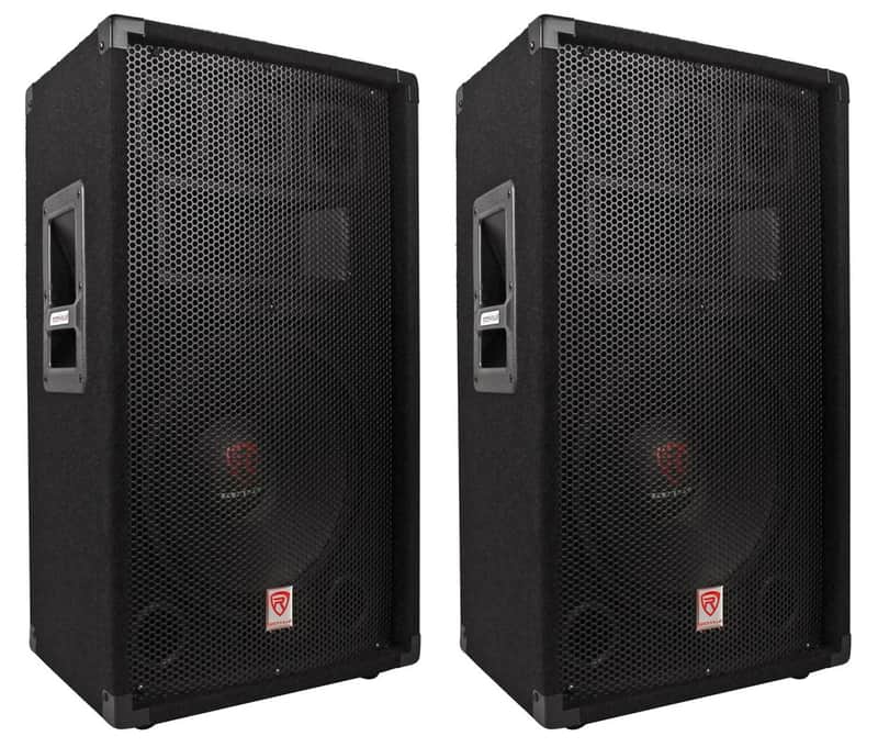 (2) Rockville RSG12.4 12” 3-Way 1000 Watt 4-Ohm Passive DJ/Pro Audio PA Speakers image 1