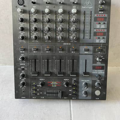 Behringer Pro Mixer DJX750 4-Channel DJ Mixer with Effects and BPM Counter 2010s - Black image 2
