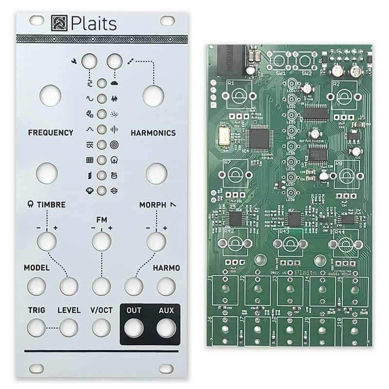 Plaits SMD Populated PCB and Panel - Eurorack Module PCBs by Sound Study Modular image 1