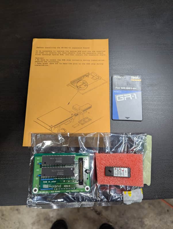 Roland SR-GR1-01 GR1 Guitar Synth Expansion Kit card + chip + board USED