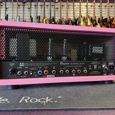 Bogner Ecstasy 3534 w/footswitch Pink Tolex image 2