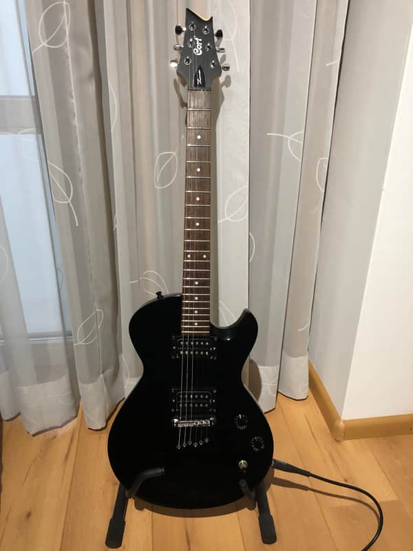 Cort Z40 BL Zenox Series Single Cutaway Black | Reverb