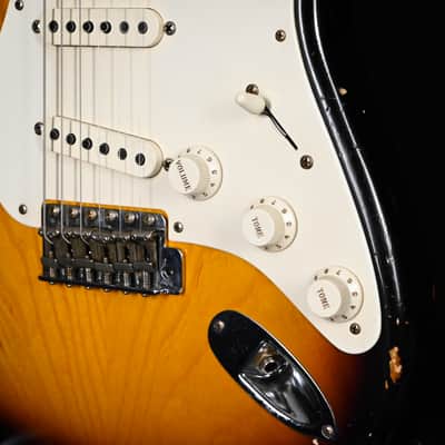 Fender Custom Shop Masterbuilt Vince Van Trigt Wildwood 10 '57 Stratocaster Journeyman- Faded Aged 2 Color Sunburst 2023 (R132772) image 11