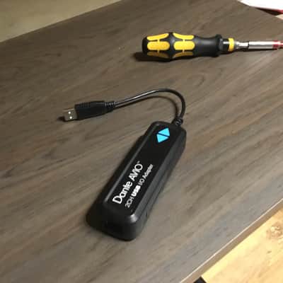 AUDINATE Dante AVIO 2-Channel USB I/O Adapter 2016 - Present - Black image 2