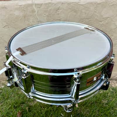Vintage Yamaha SD-550MA Made In Japan Chrome Over Steel Snare Drum - 1980's image 8