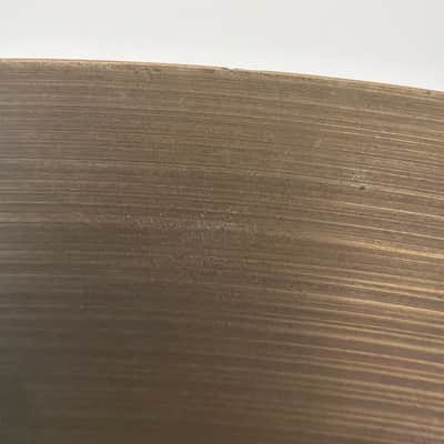 Zildjian Avedis 12” Transition Stamp (1950s) Pair Hi-Hat Cymbals image 11