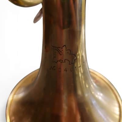 SVintage Soviet Bb Trumpet “Pompovaya Truba” No. 3461 — Moscow Musical Instrument Factory — 1970s — Brass & Silver Finish with Original Velvet Case image 6
