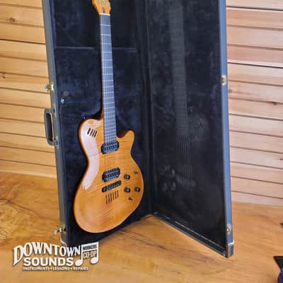 1995ish Godin LGX Electric Guitar with Godin Hard Case - Natural Flame Maple, 8lbs image 11