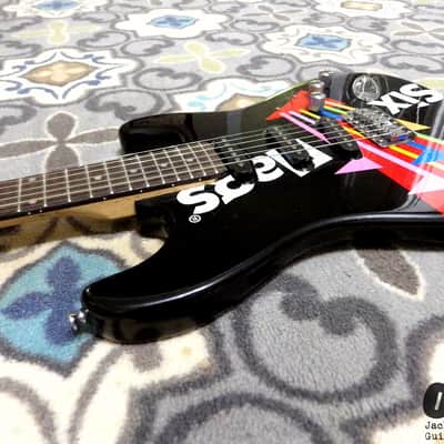 Six Flags Stratocaster Electric Guitar (2000s, Six Flags Logo Finish) image 11