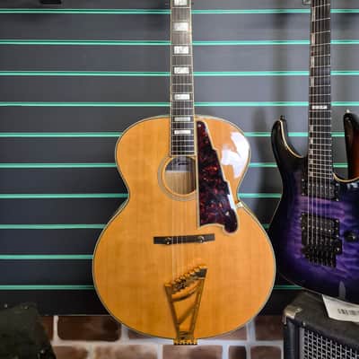 D’Angelico Excel 63 Natural Tint Archtop Electro-Acoustic Guitar image 2