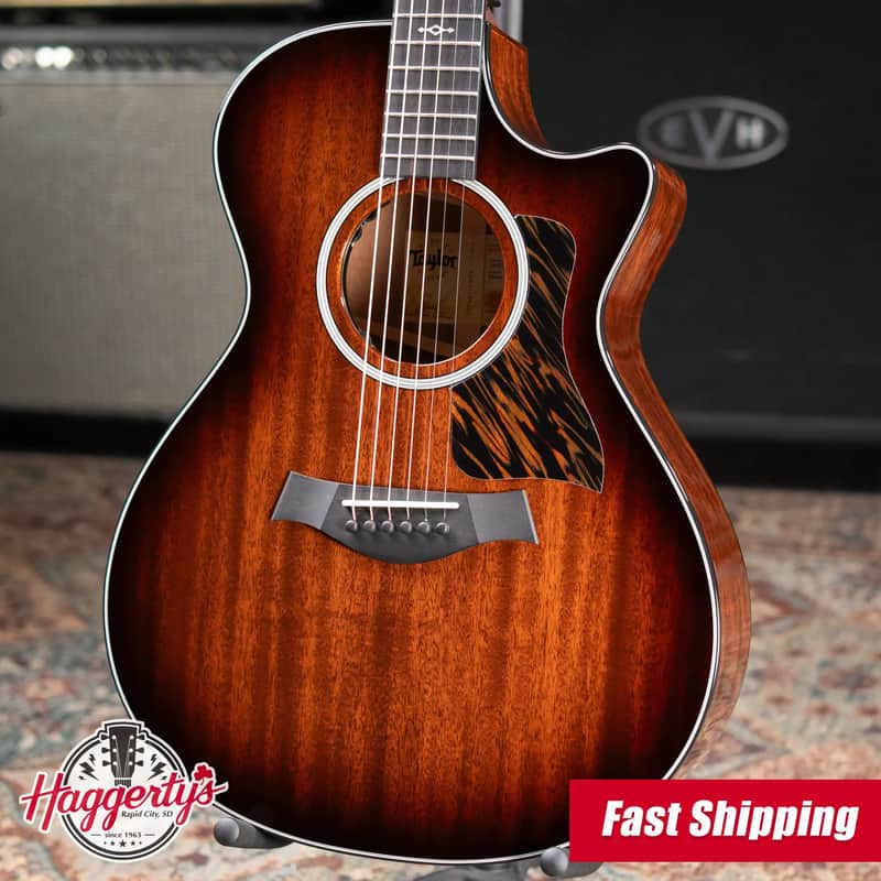 Taylor Next Generation 322ce 14-Fret Grand Concert Acoustic/Electric Guitar - Shaded Edgeburst with Hardshell Case image 1