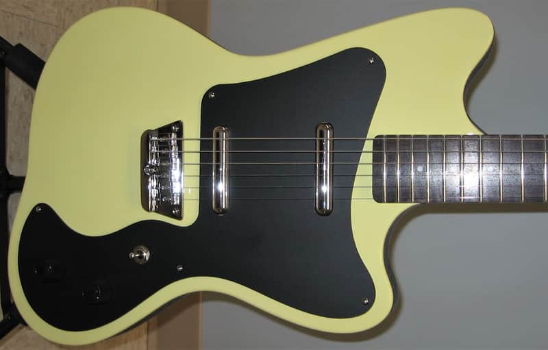 Danelectro '67 Dano Solidbody Electric Guitar 2022 - Yellow with Black Pickguard image 1