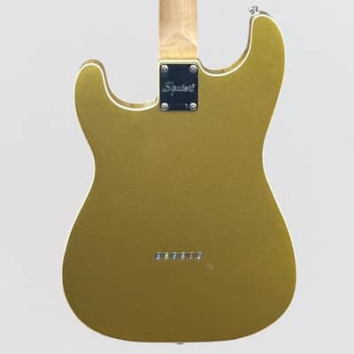 Fender Squier Paranormal Custom Nashville Stratocaster Electric Guitar - Aztec Gold image 3