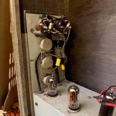 Immagine Vintage 1950s RSA / Selmer TV10 'Deck Chair Fabric' 1x10 Valve Amplifier Combo - 16