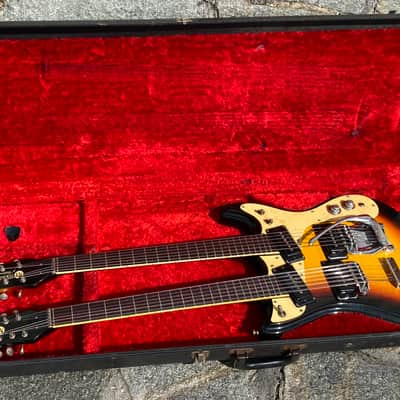 Mosrite Joe Maphis Model 1966 - Double Neck 6/12 Sunburst image 22