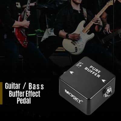Mosky Pure Buffer Electric guitar pure buffer effect pedal eliminates cable capacitance and tone sucking image 5