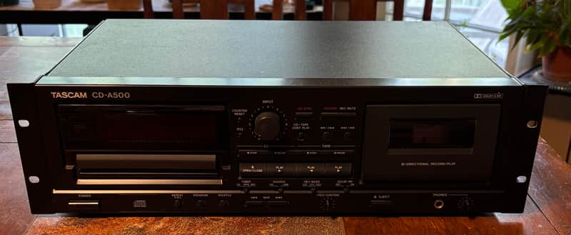 Vintage Tascam CD-A500 Rack Mount Professional CD and Cassette