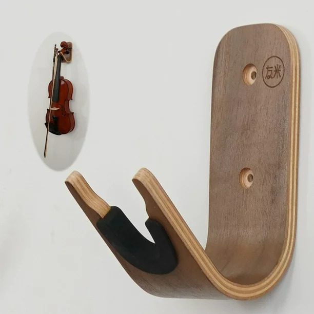 OEM Violin Wall Mount Hanger Holder Bracket Hook Wood Stand Display Stand photo 1