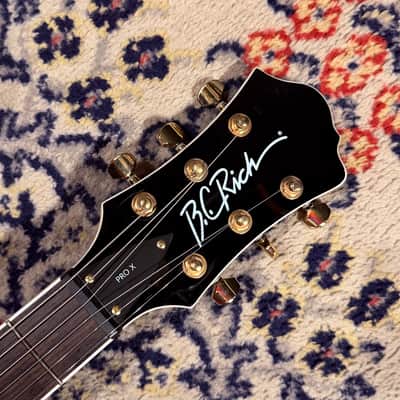 2015 B.C. Rich Mockingbird Pro X Custom Special X3 - Made In Korea - Tobacco Burst AAA Quilted Contoured Top w/ Gold Hardware image 5