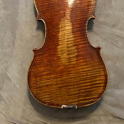 Jay Haide Modèle artistique à l’ancienne 2008 - Antiqued and JohnPaul nickel-mounted Brazil wood viola bow image 9