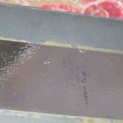 used vintage DOD Bottom Plate for Performer Series pedals (NOTE: screw holes are on are on 4  corners areas) +feet, NO: pedal/other parts - early 1980s Metal Plate has Metallic Silver Finish on both sides, NO rubber padding, NO black print on silver label image 13