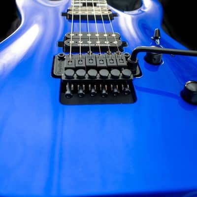 Jackson Pro Plus SRS Dinky DKA Indigo Blue electric guitar with TKL gigbag image 11