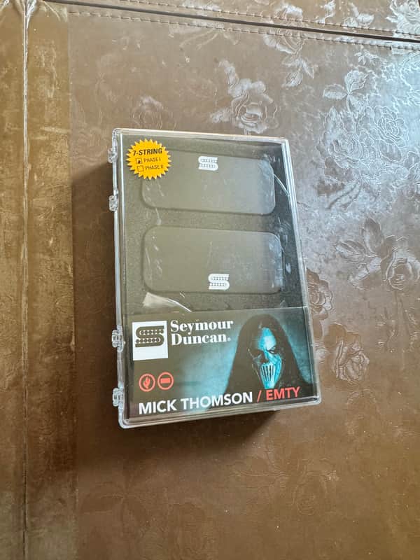 Seymour Duncan AHB-3s Mick Thomson Signature Blackouts 7-String Phase I Humbucker Set 2010s - Black image 1