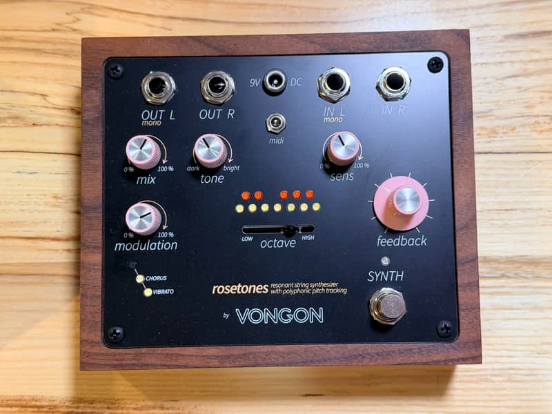 Vongon Rosetones Resonating String Synthesizer Pedal image 1
