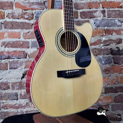 Zager ZAD-50CE OM Acoustic Electric Guitar w/ Upgraded 2020 Fishman & HSC (2013 - Natural Finish) image 6