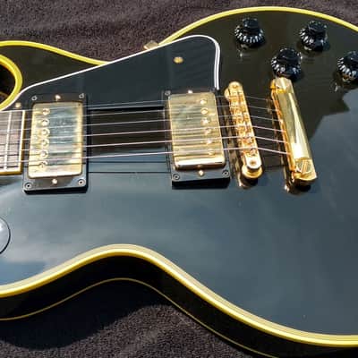 2015 Gibson Custom Shop True Historic '57 Les Paul Custom Black Beauty Reissue image 1