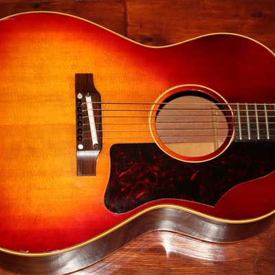 1960 Gibson LG-2 ADJ, Gorgeous Cherry Sunburst image 3