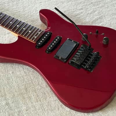 1994 USA Peavey Tracer LT Superstrat HSS Metallic Red + EMG 85 Pickup Project image 7