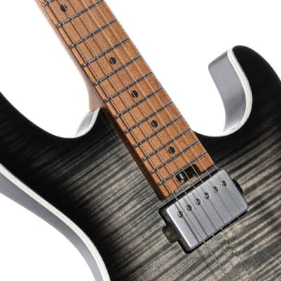 Cort G290 FAT II Electric Guitar â€“ Transparent Black Burst, Roasted Maple Neck & Fretboard, H-H Pickups image 20