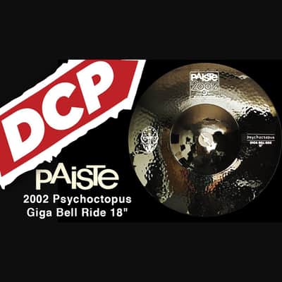 Paiste 2002 Psychoctopus Giga Bell Ride Cymbal 18" image 2