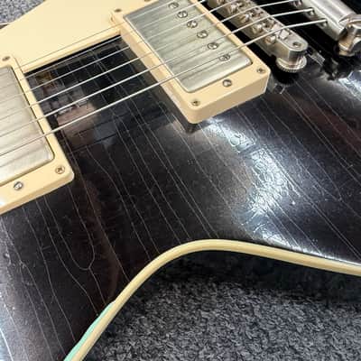 Gibson 1960 Standard Historic Les Paul 2016 - Black over Kerry Green Aged image 9