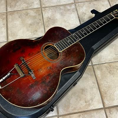 1928 The Gibson L-4 Archtop Acoustic Guitar Sunburst image 2