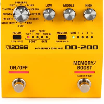 Boss OD-200 Hybrid Drive Pedal image 1